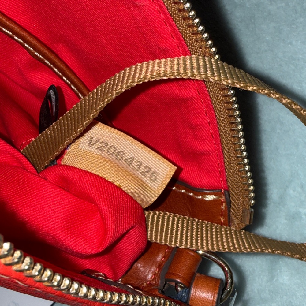 Dooney & Bourke Red Pebble Grain Crossbody Bag - Picture 14 of 17